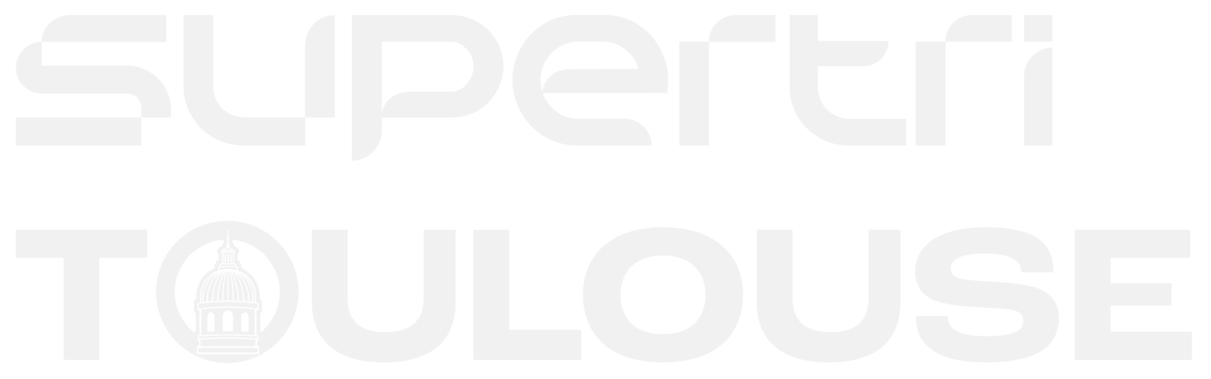 Supertri Toulouse logo white