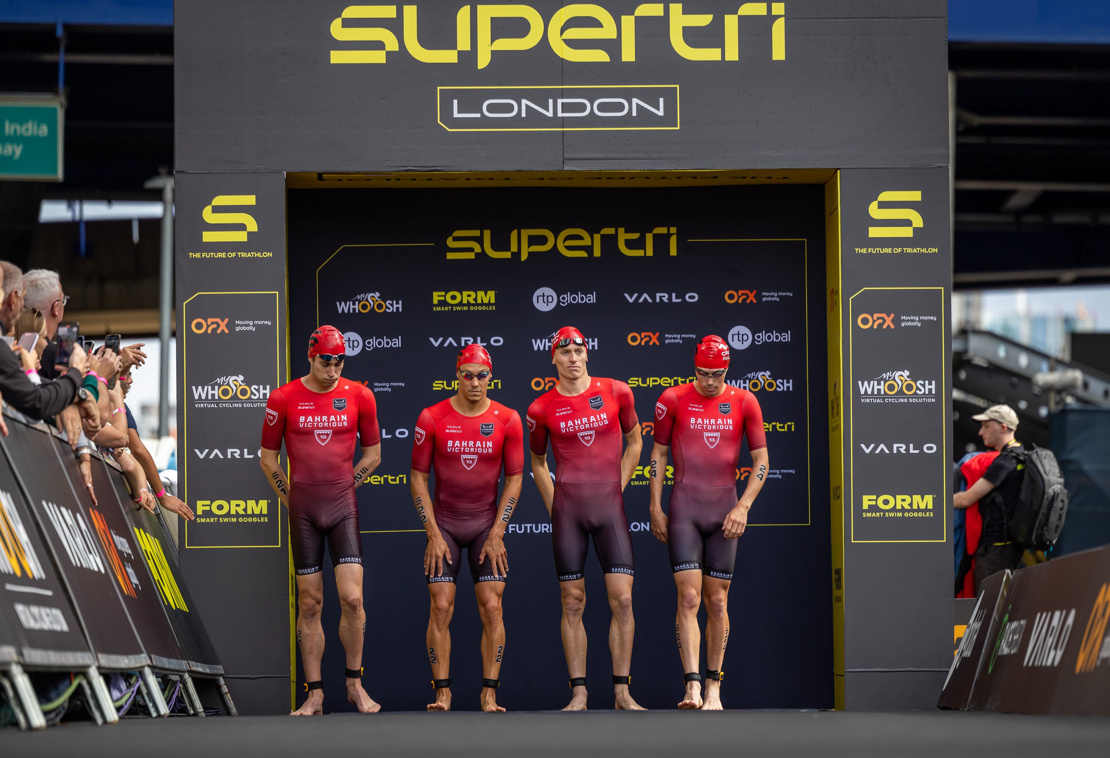 Crown Racing mens team at supetri London. 