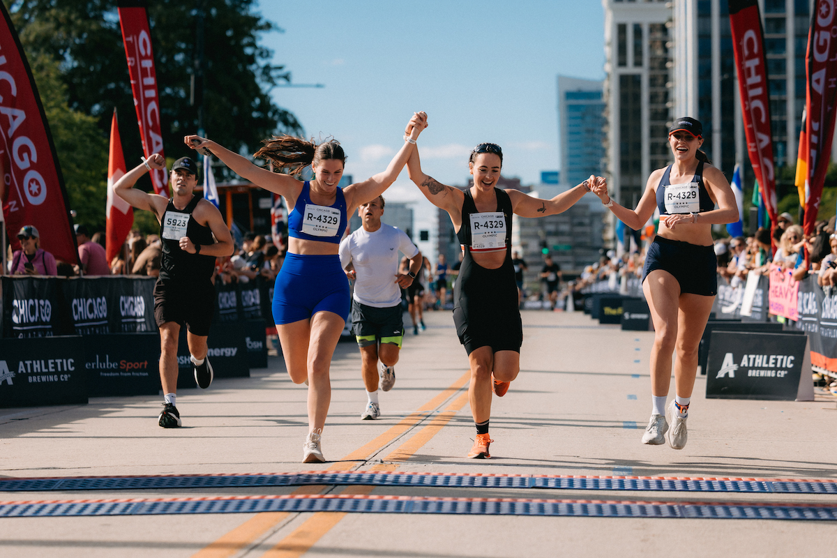 Chicago finish line