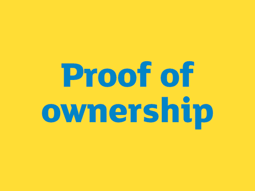 A short description of proof of ownership