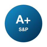 A+ financial strength rating logo
