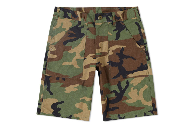 barbour camo shorts