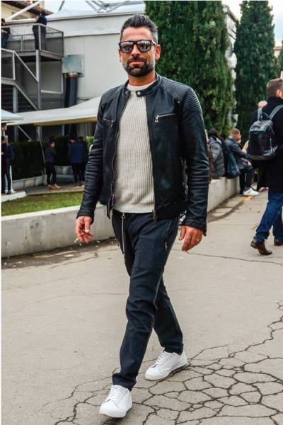 Mens leather clearance jacket styles 2019