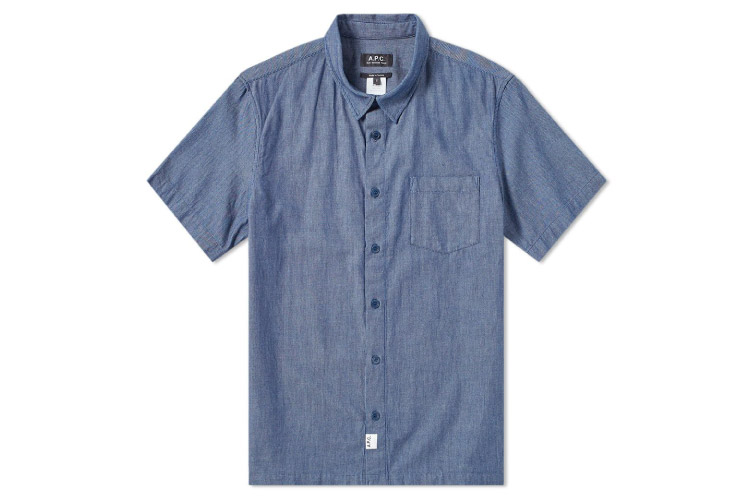 A.P.C. Short Sleeve Stripe Shirt