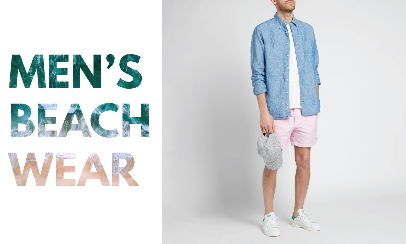 Men's beach outlet wear