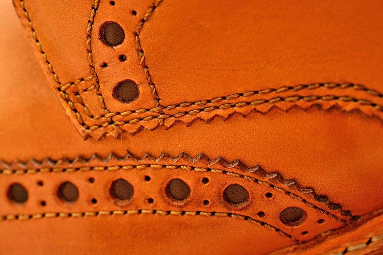 Grenson Archie Leather Close Up