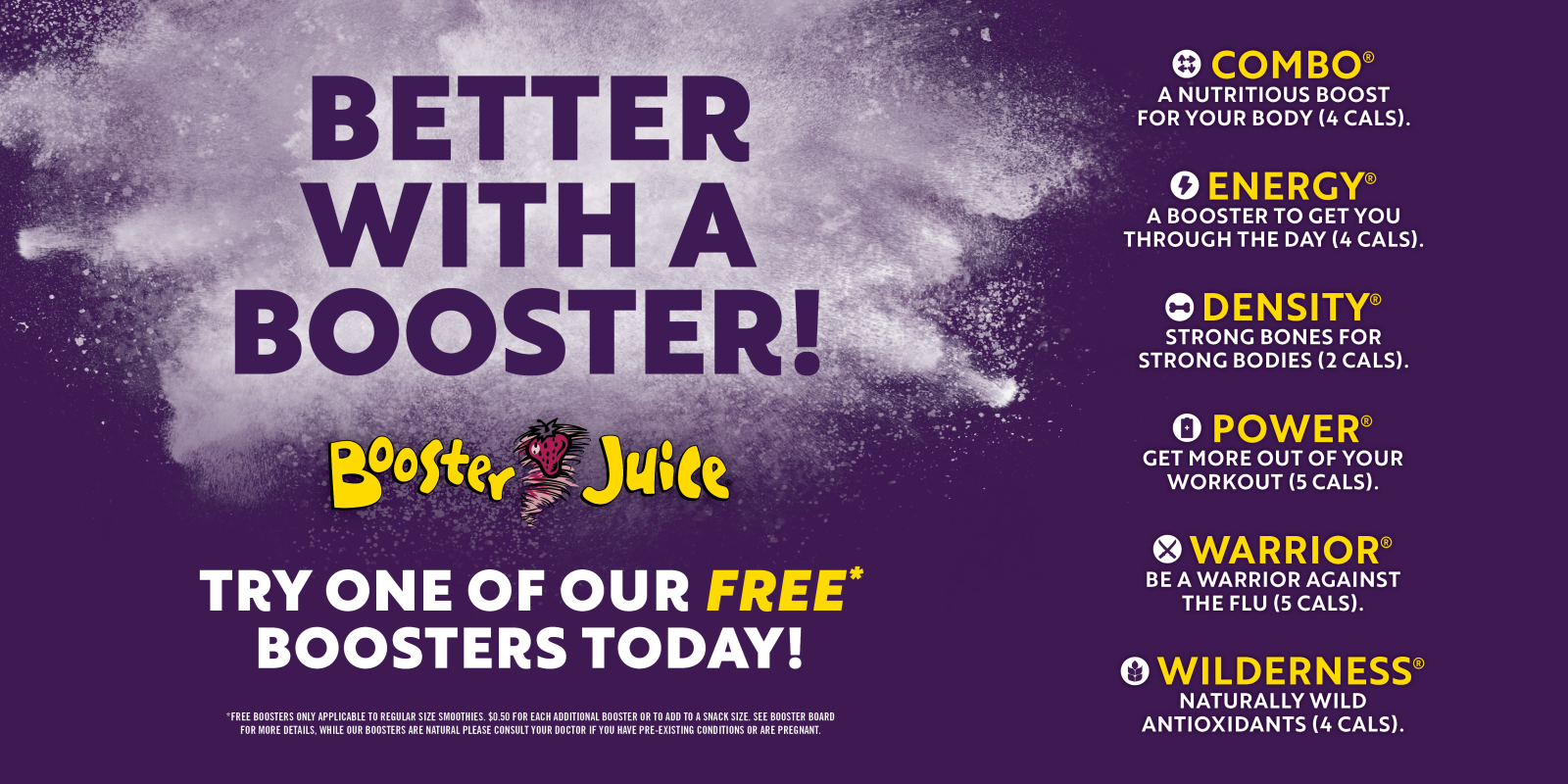 [Image] [offer] Booster Juice's Boosters