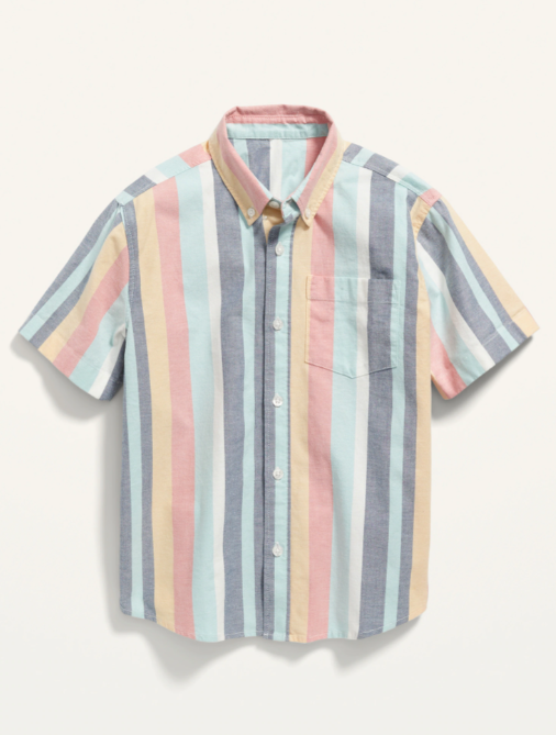 Short Sleeve Oxford Pocket Shirt
