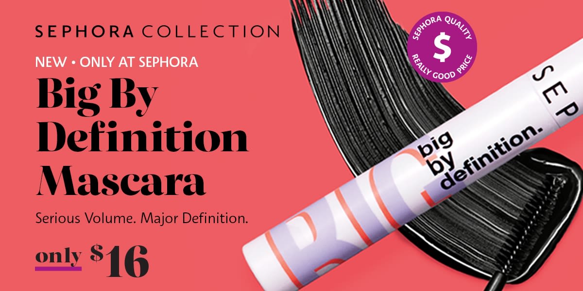 [Image] [offer] New at Sephora – Big By Definition Mascara from Sephora Collection