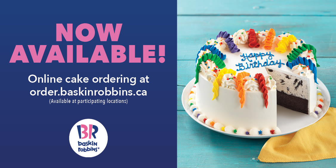 [Image] [offer] ORDER ONLINE TODAY AND PICK-UP YOUR FAVOURITE BASKIN-ROBBINS CAKE!