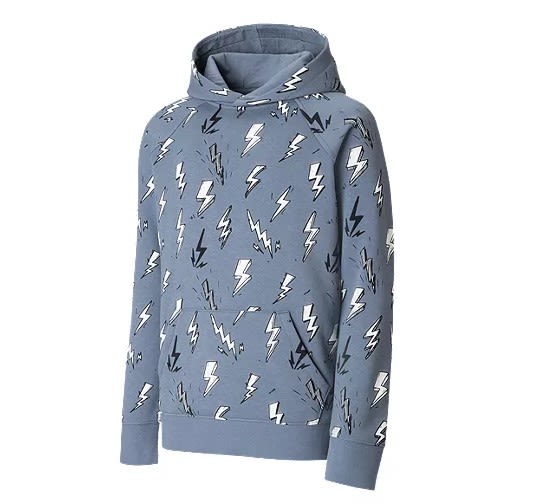 Ripzone Boys' 2-6 Greystone All Over Print Pullover Hoodie
