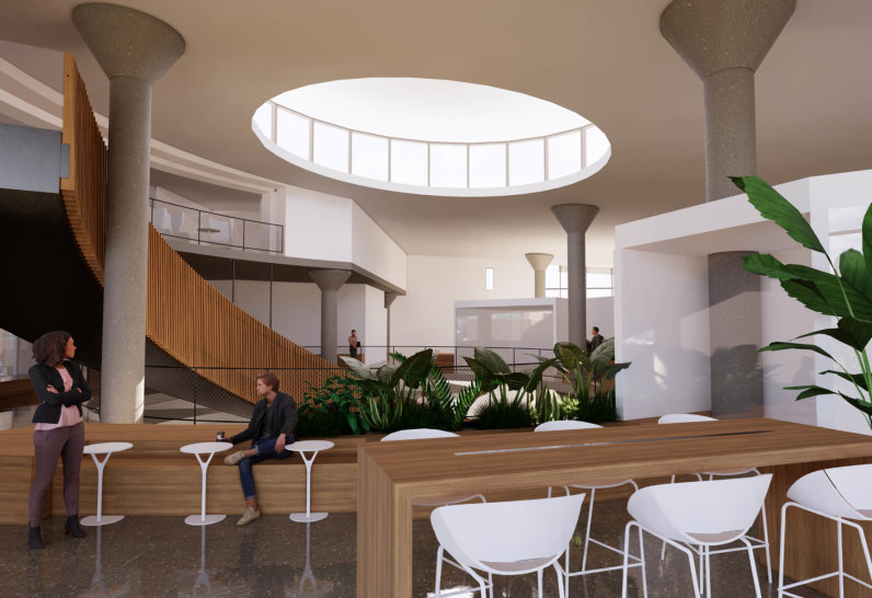 CoverMyMeds Campus Growth Fuels Investment In People And Community   CMMCampus P2Atrium 