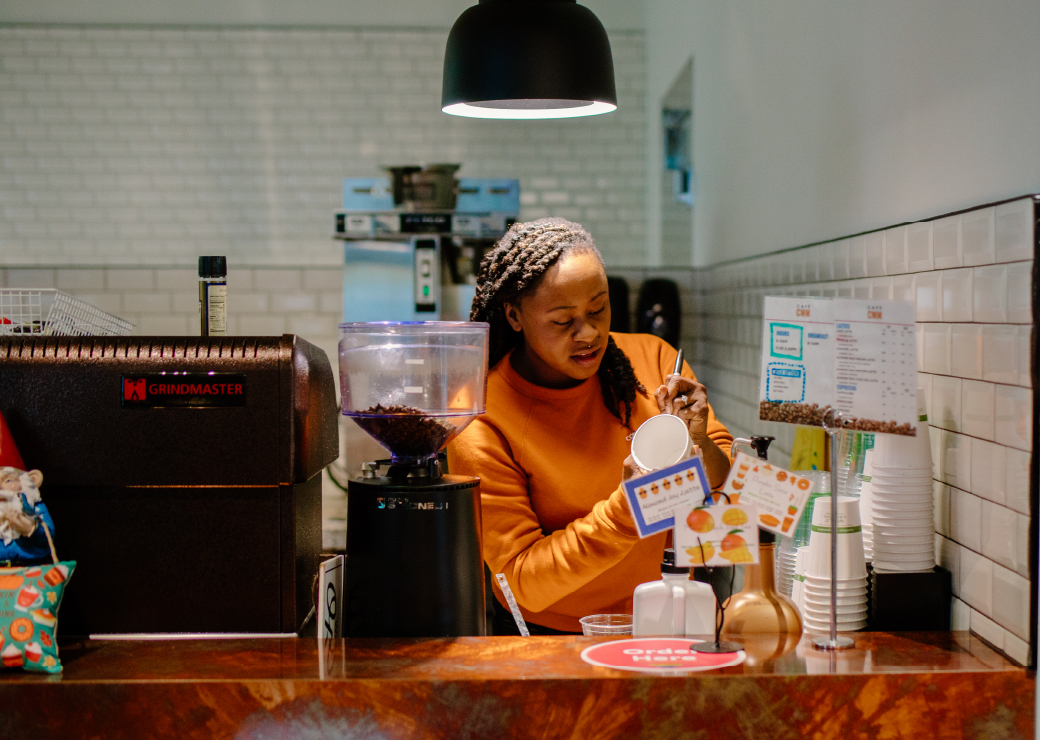 Meet Marylee Dunbar, CoverMyMeds' campus barista at our company's headquarters in Columbus.