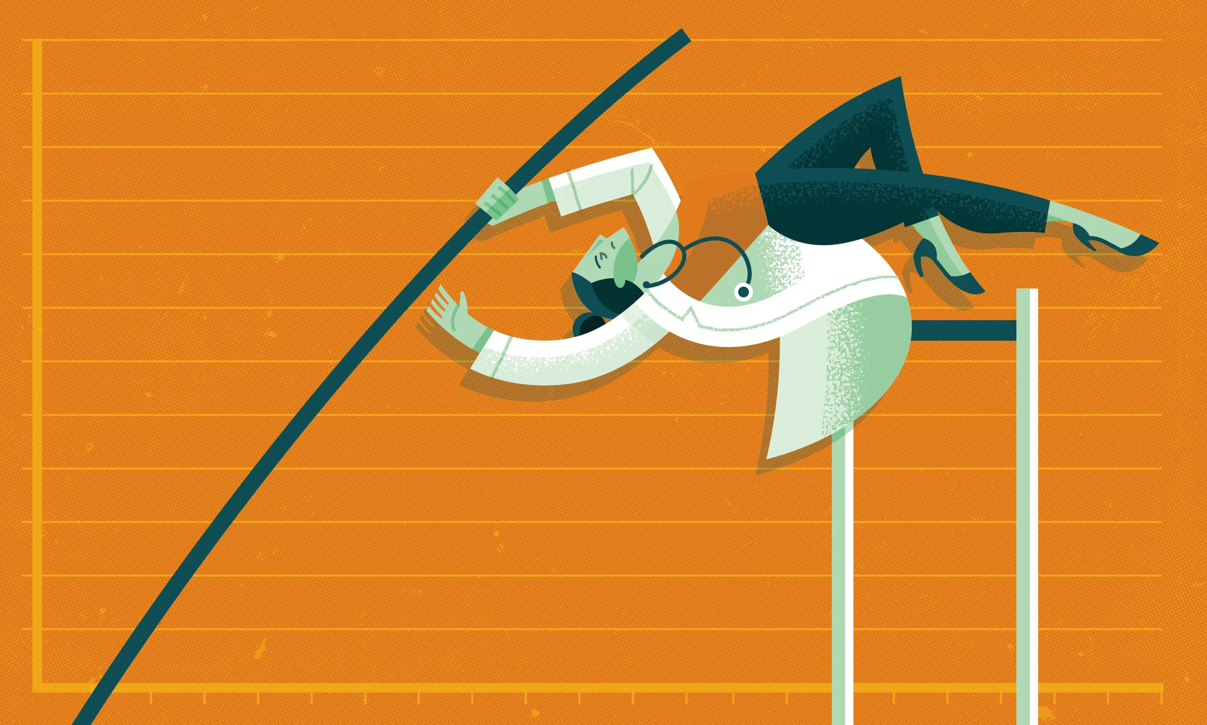 Doc pole vaulting