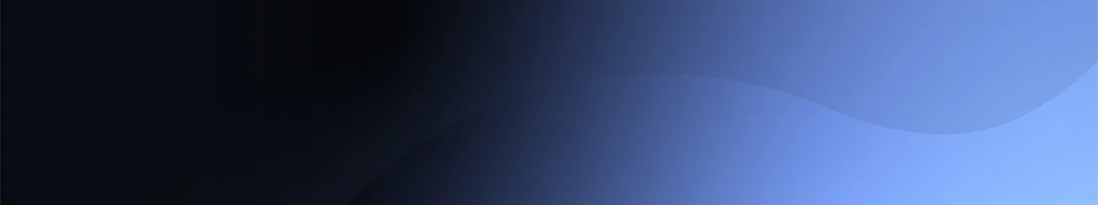 Thin banner - 41 Black Blue Wave 1