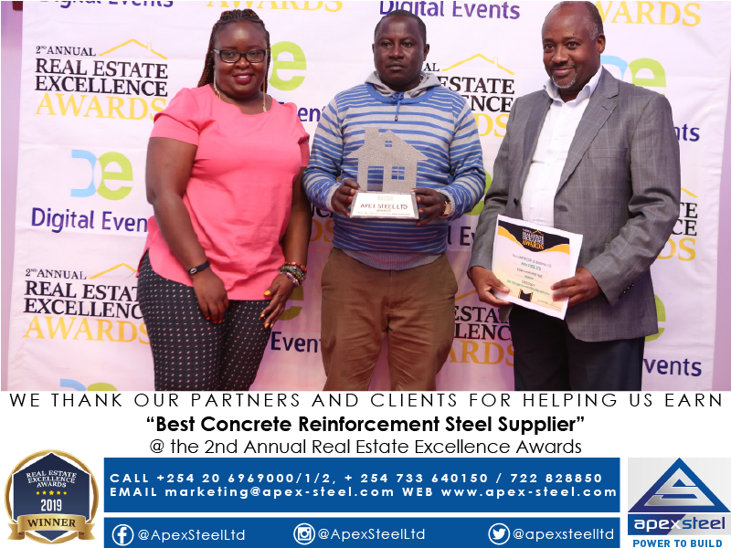 Apex Steel Wins Big at 2nd Annual Real Estate Excellence Awards