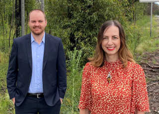 IMAGE: Hawkesbury City Council Mayor Patrick Conolly and Member for Hawkesbury, Robyn Preston MP, welcome $1.5M in funding to aid bushfire recovery projects within the community.