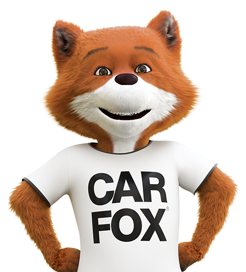 The Carfox crossing his arms and looking at the user.