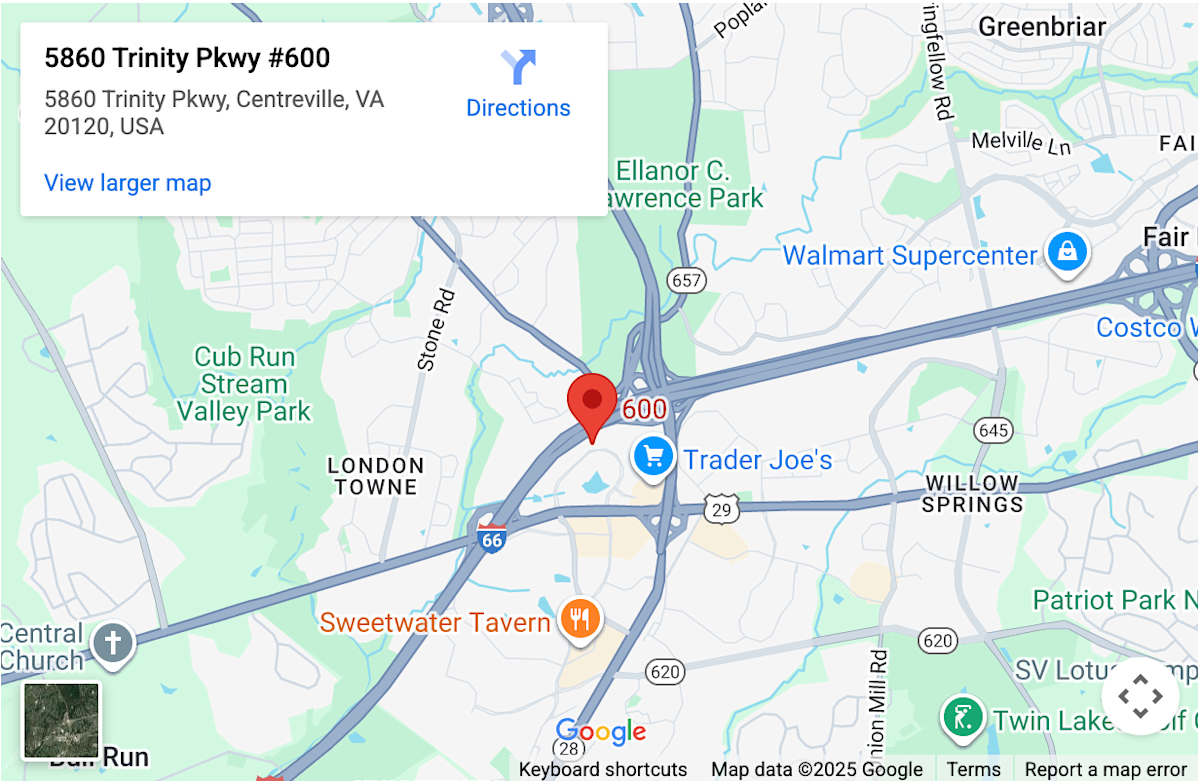Google Map Location of Carfax Headquarters in VA