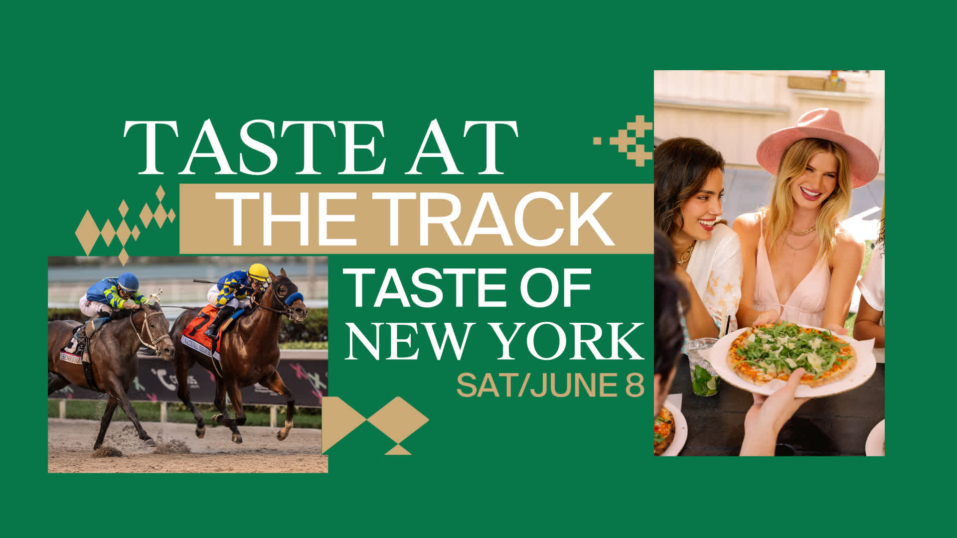 Taste at the Track - Taste of New York Promo