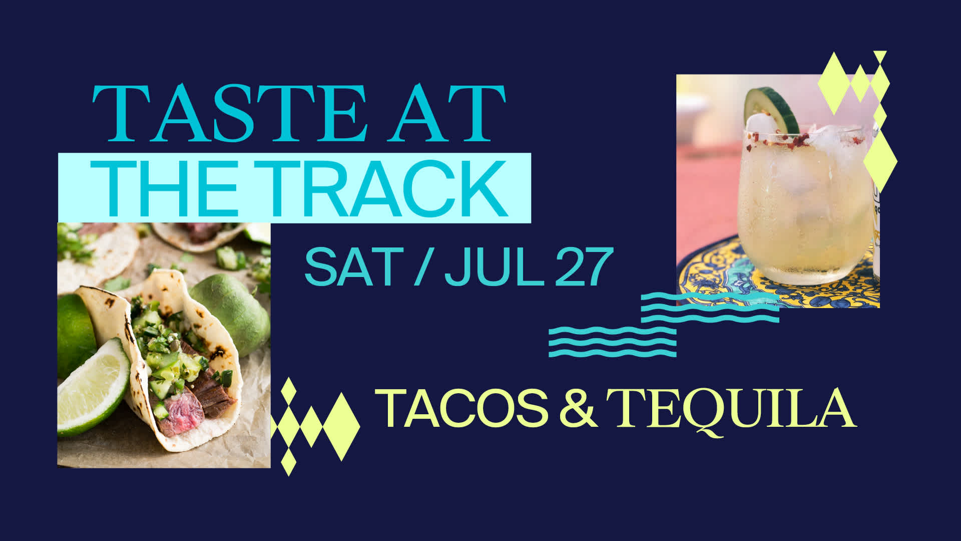 Taste at the Track - Tacos & Tequila event Gulfstream Park 