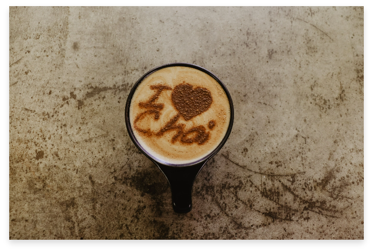 Four ways to serve chai latte