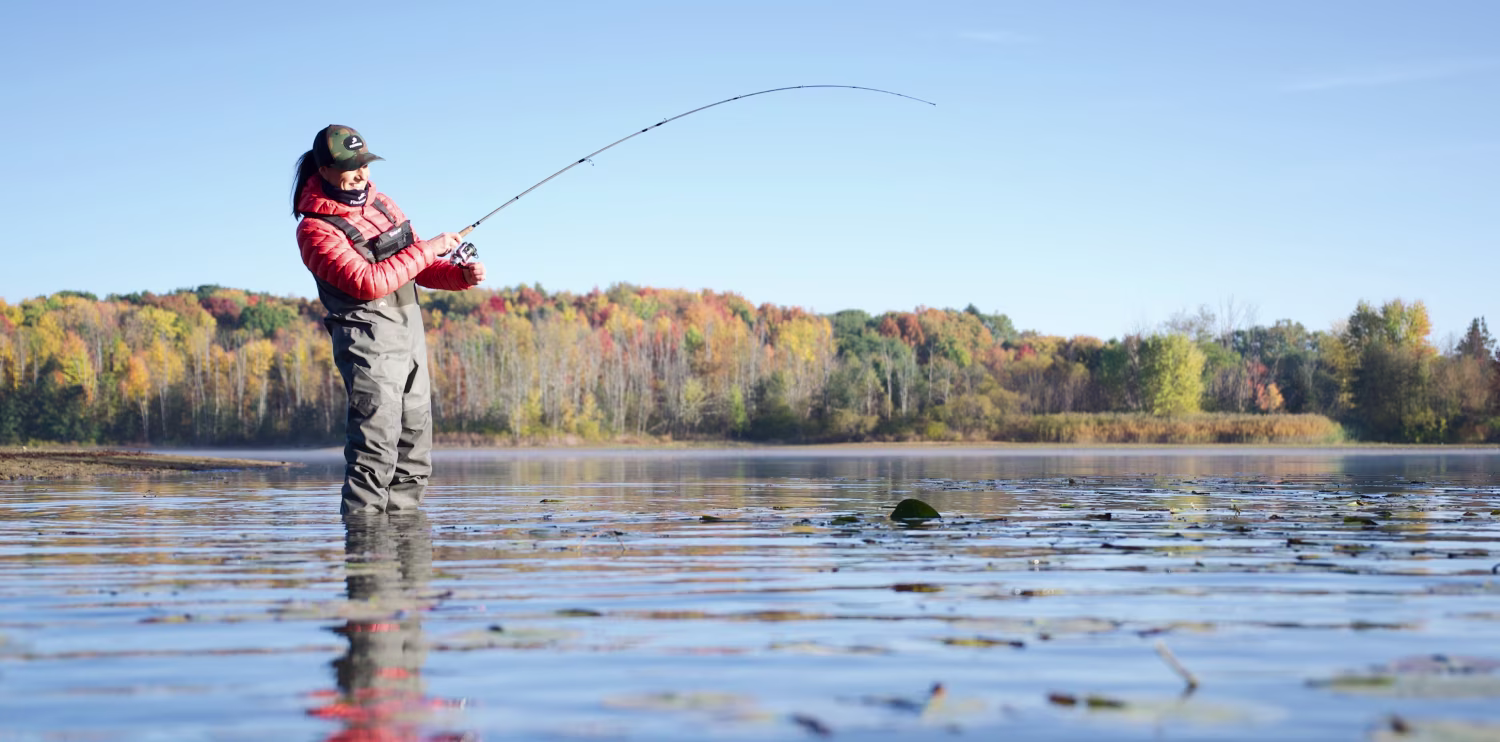 How to fight big fish in open water
