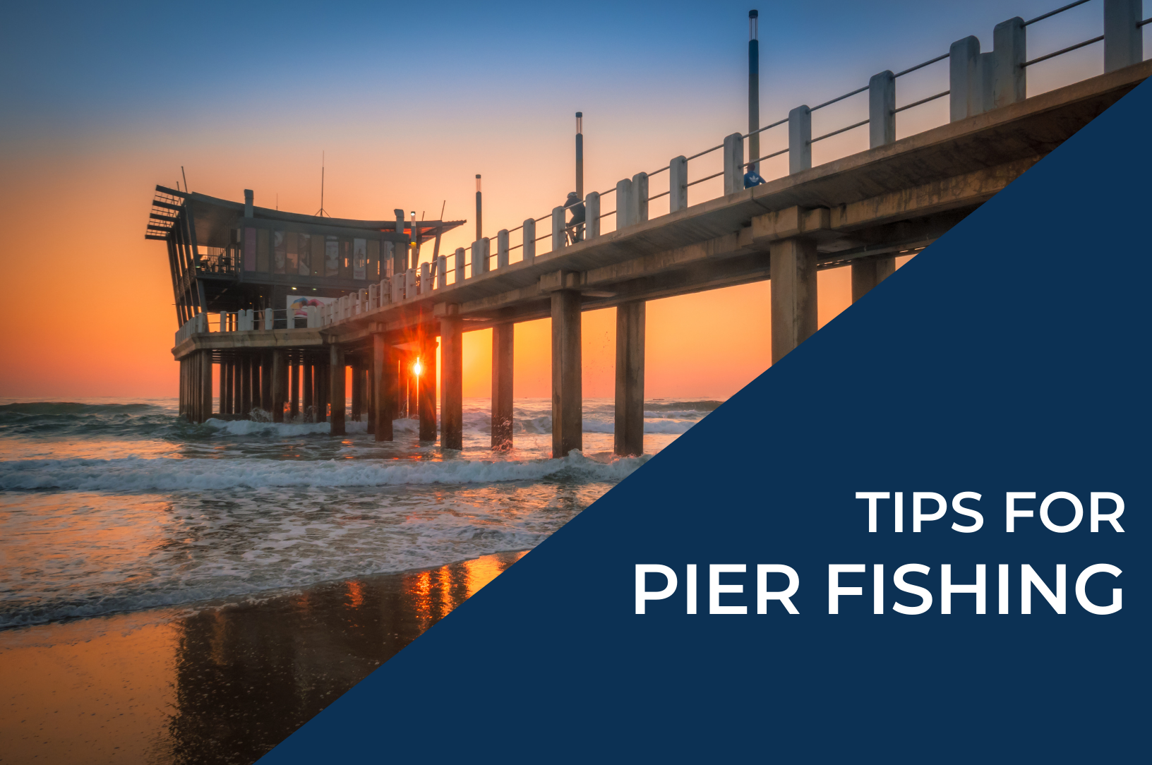 Tips when fishing from a pier
