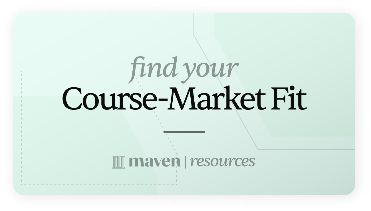 maven-how-to-figure-out-what-you-should-teach