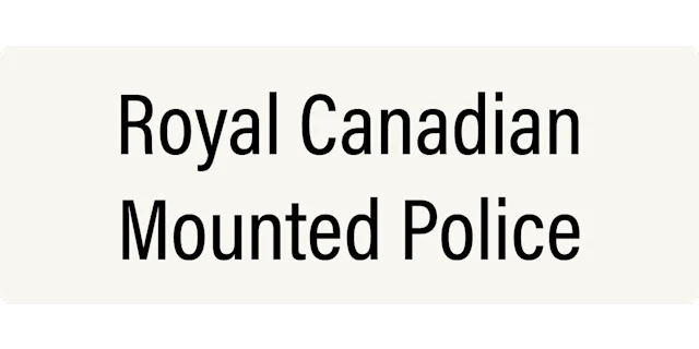 RCMP SVG logo.