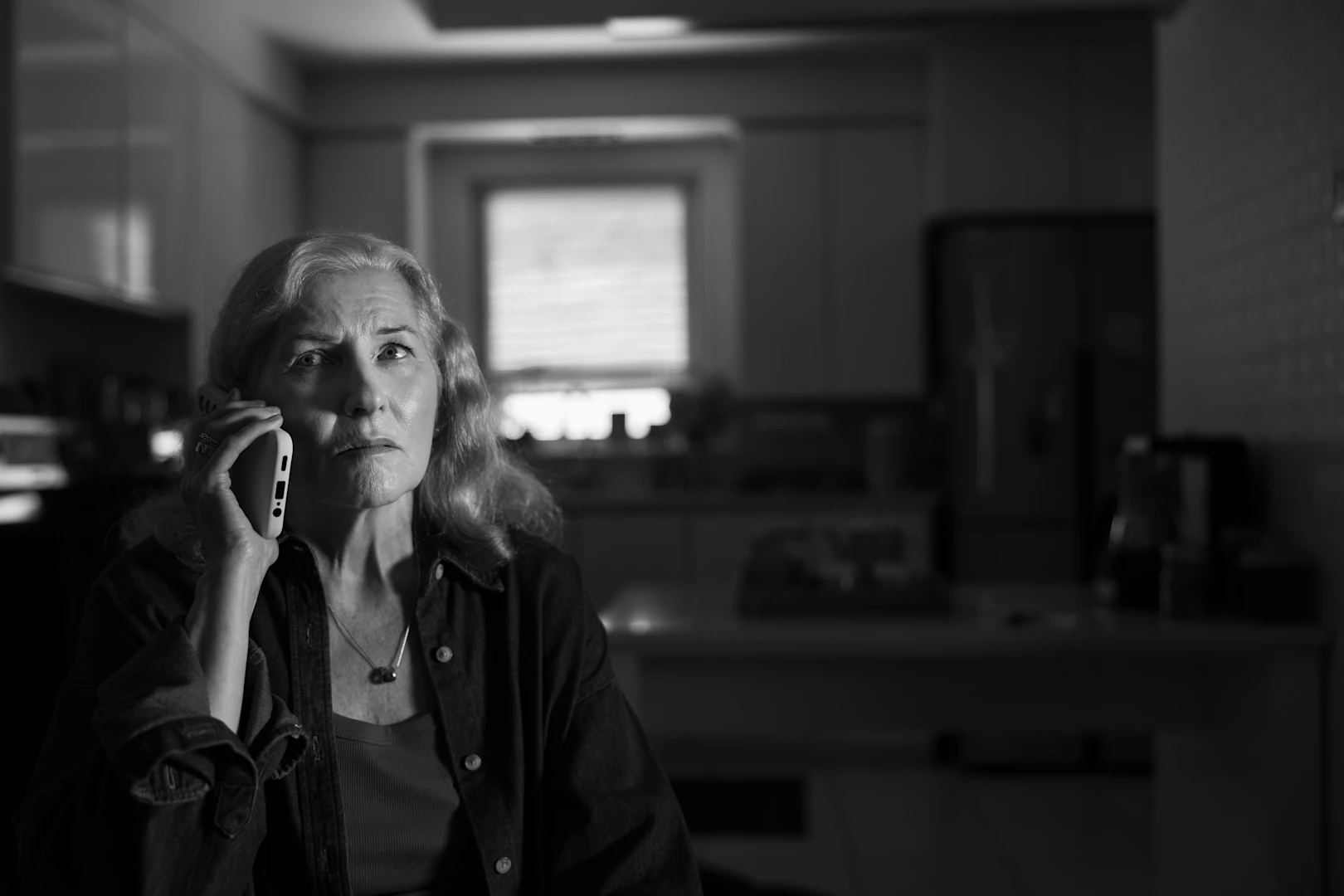 Woman on phone