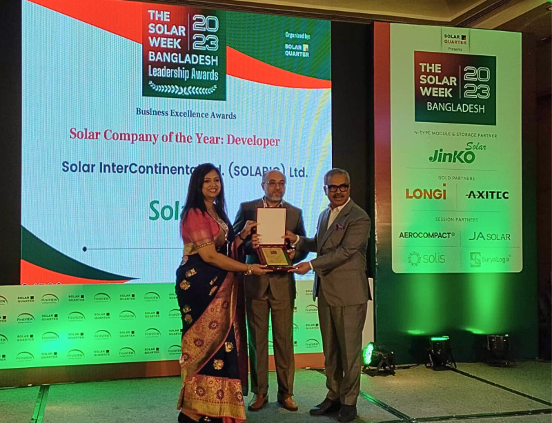 SOLARIC Won Four Prestigious Award at The Solar Week Bangladesh 2023