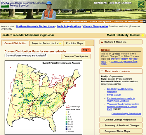 eastern-whitecedar-distribution