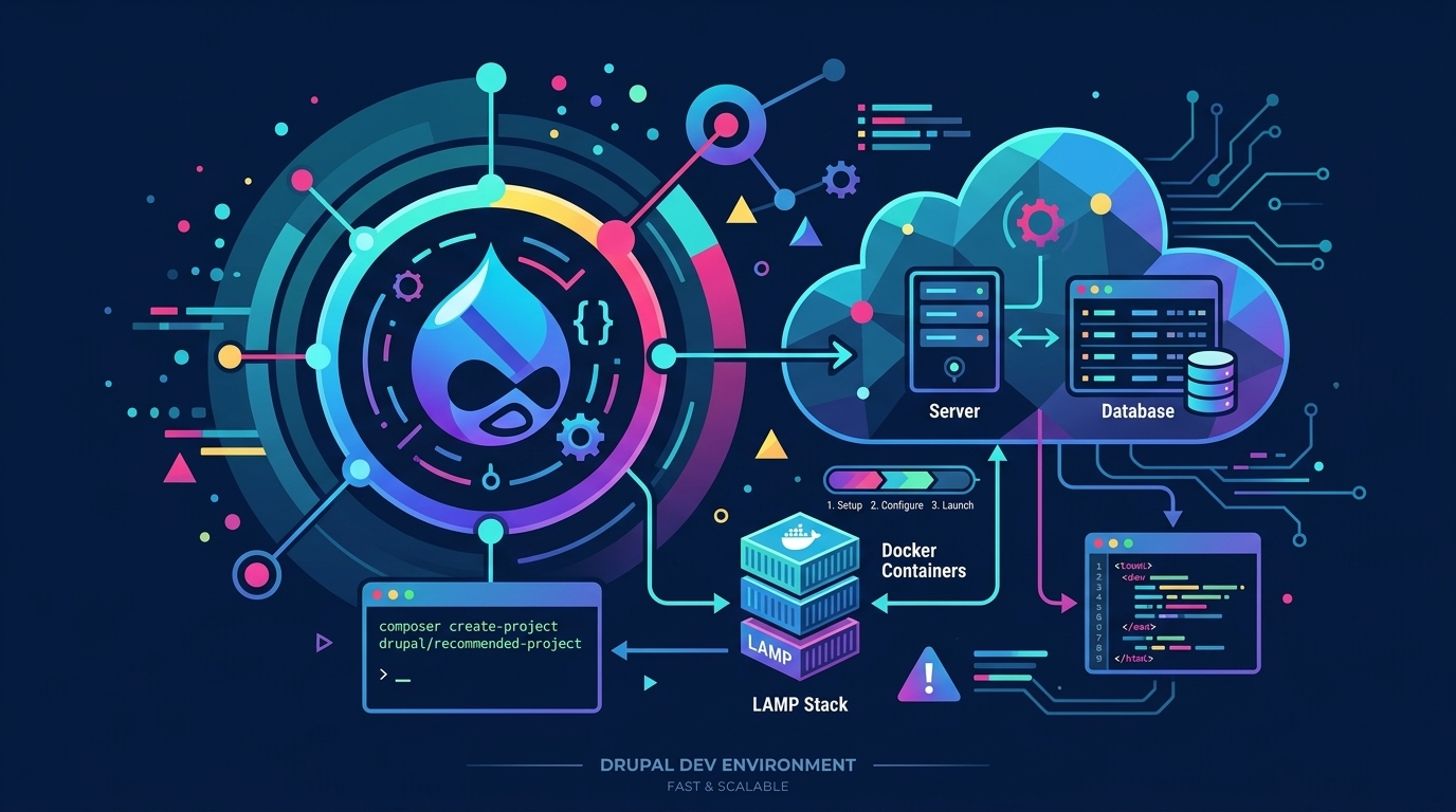 Eyecatch image for Drupal環境構築