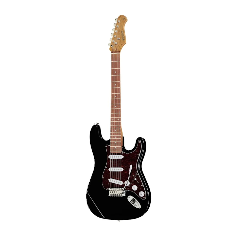 Harley Benton ST-62BK Electric Guitar | Guitar.com