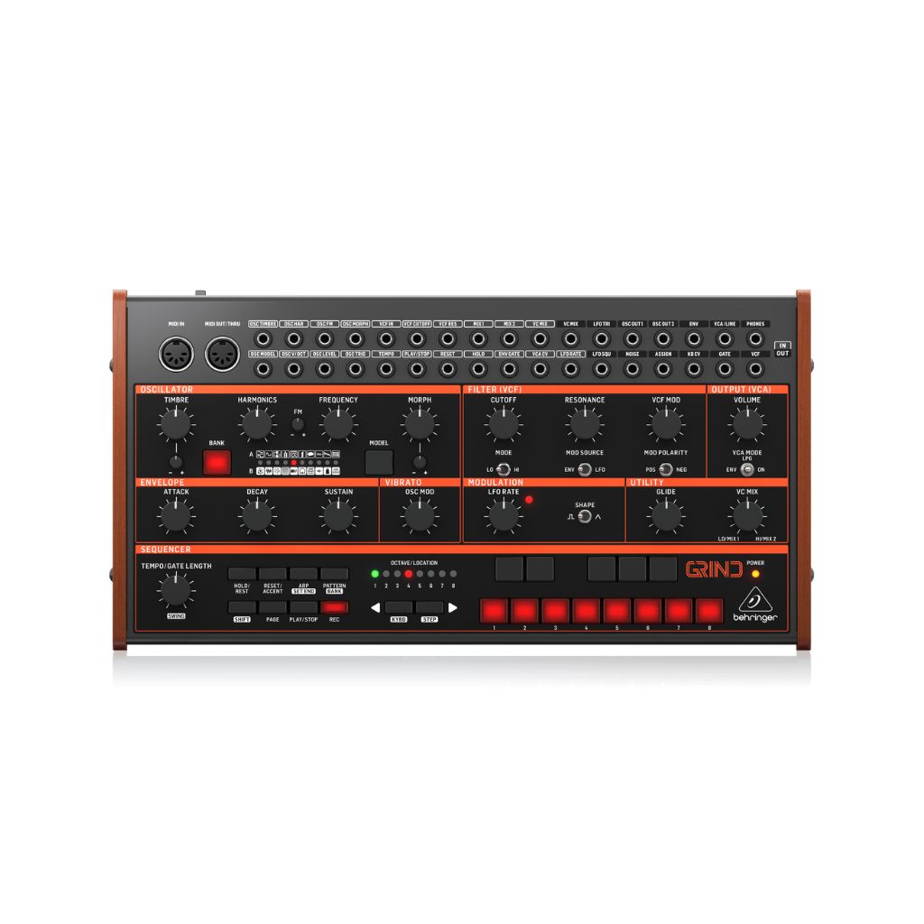 Behringer's new Grind hybrid semi-modular synth features