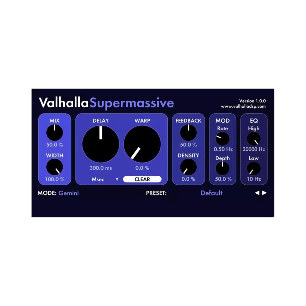 Valhalla Supermassive Reverb/Delay Plugin