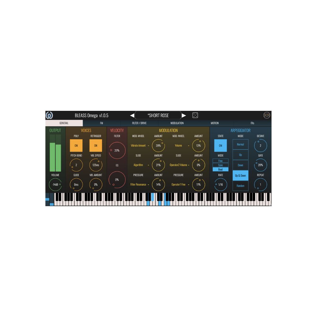 Bleass Omega FM Synthesizer Plugin