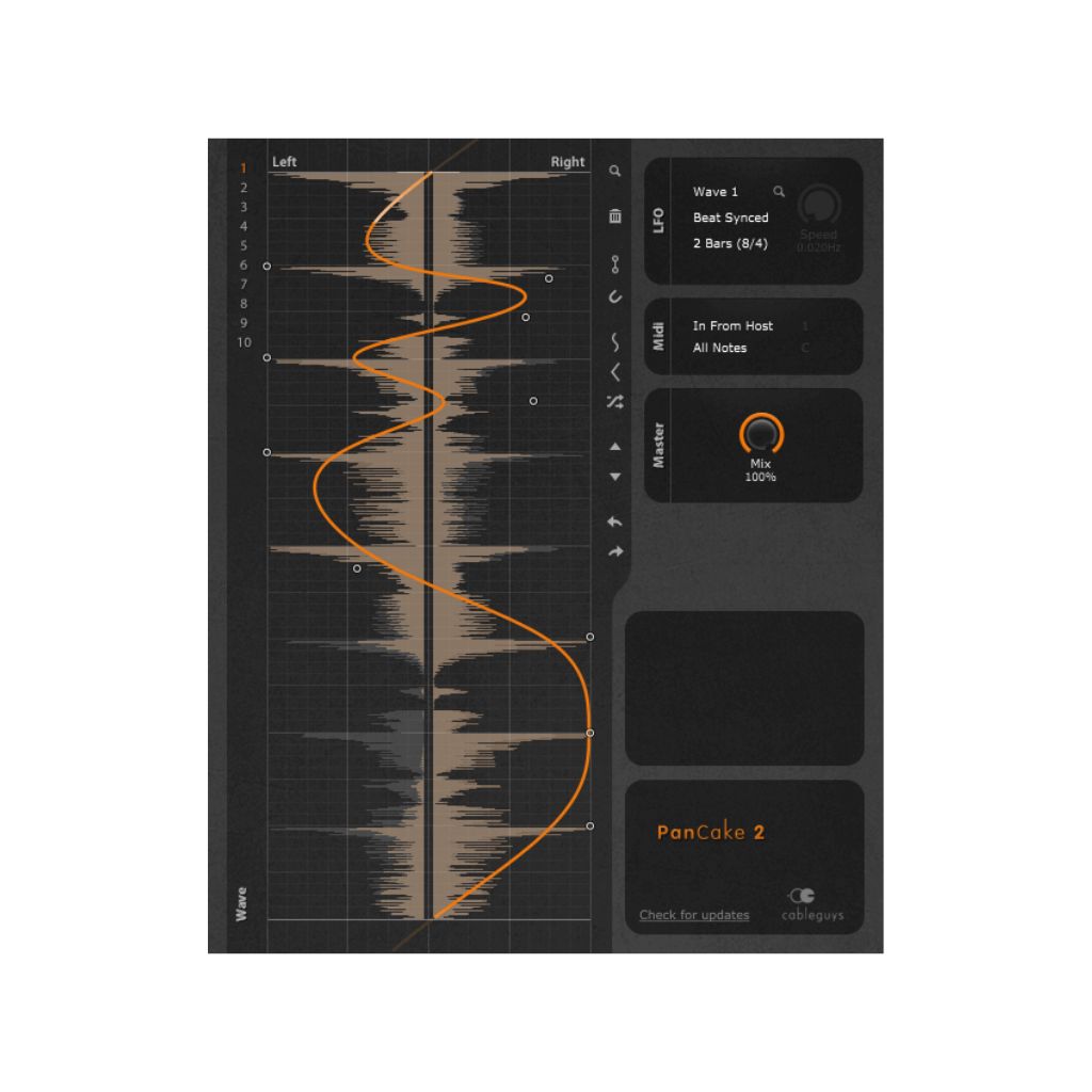 Cableguys PanCake 2 Panning Modulation Plugin