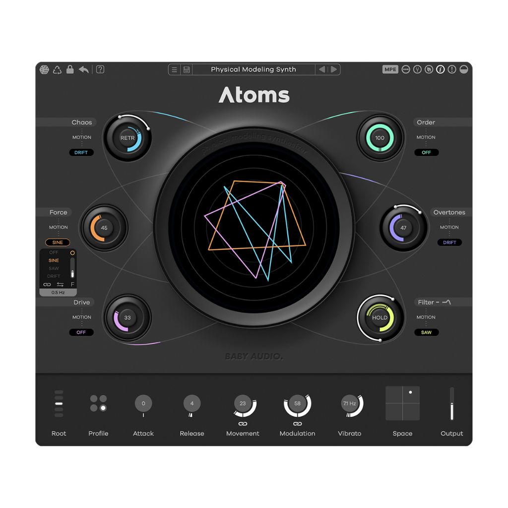 Baby Audio Atoms Synthesizer Plugin