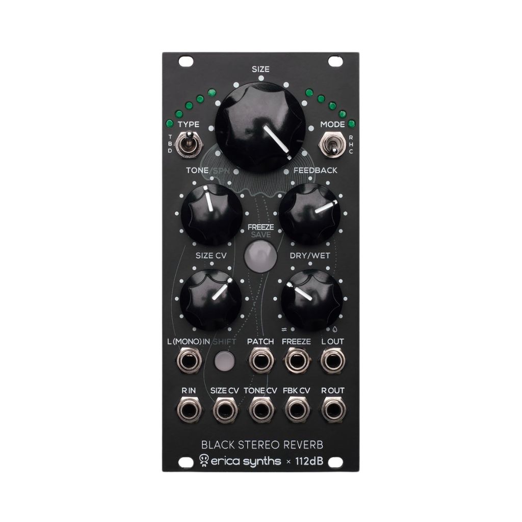 Erica Synths Black Stereo Reverb Effect Module