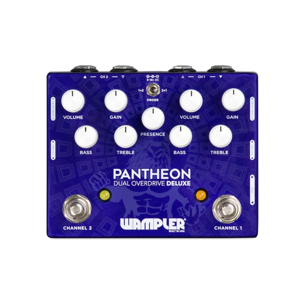 Wampler Pantheon Deluxe Dual Overdrive Pedal