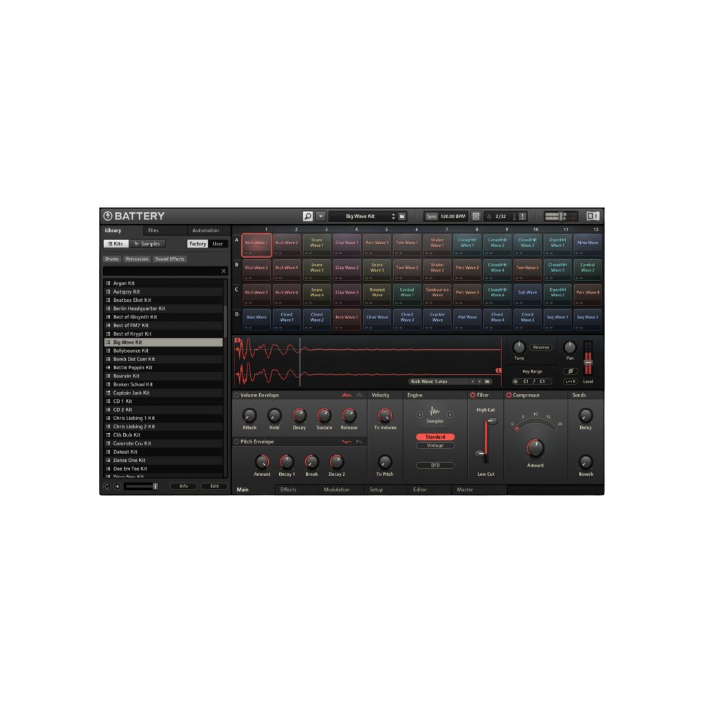 Native Instrument Battery 4 Drum Sampler Plugin