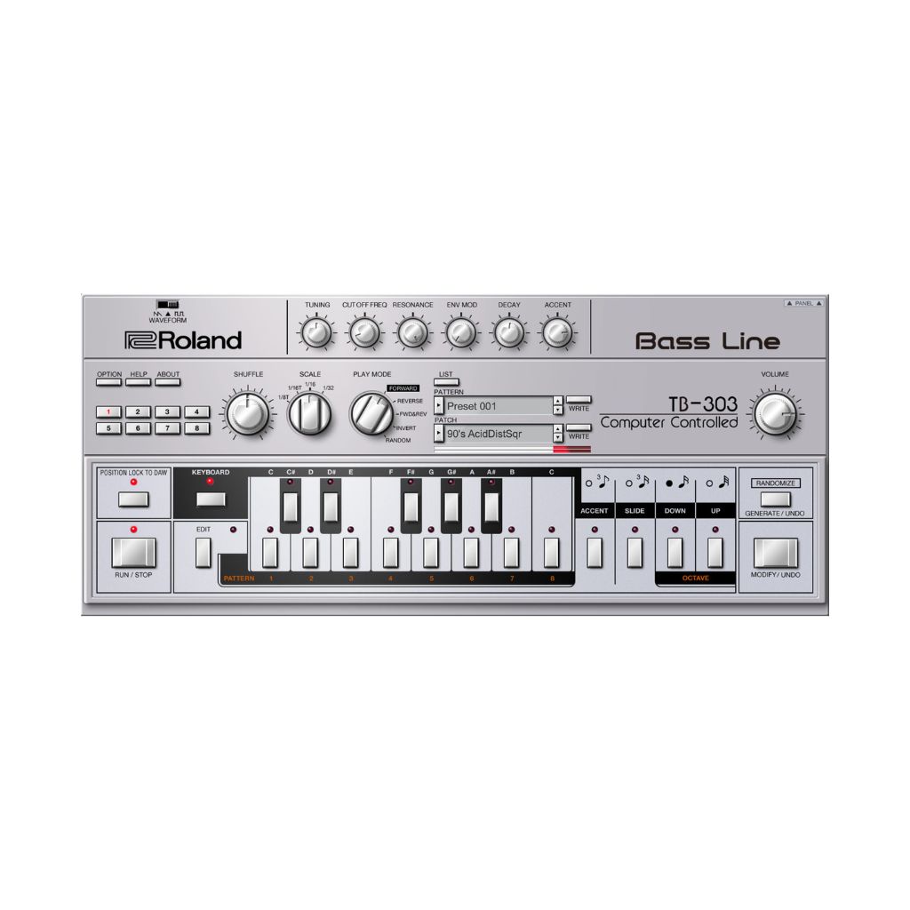 Roland Cloud TB-303 Bass Line Synthesizer Plugin