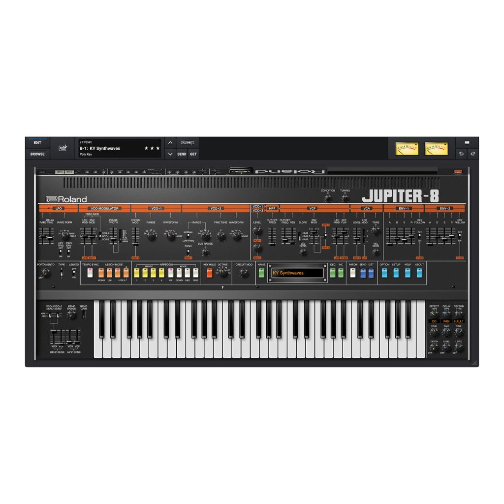 Roland Cloud Jupiter-8 Synthesizer Plugin
