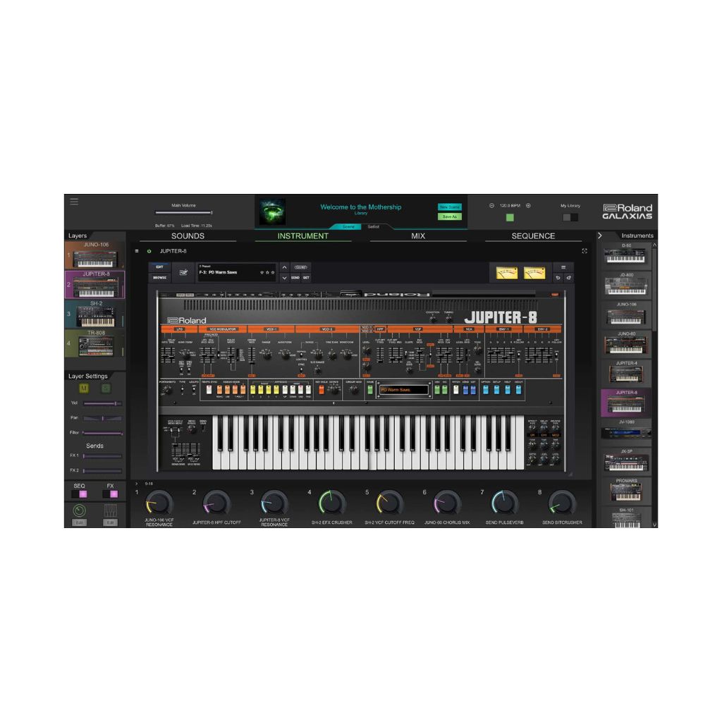 Roland Galaxias Super Instrument Plugin