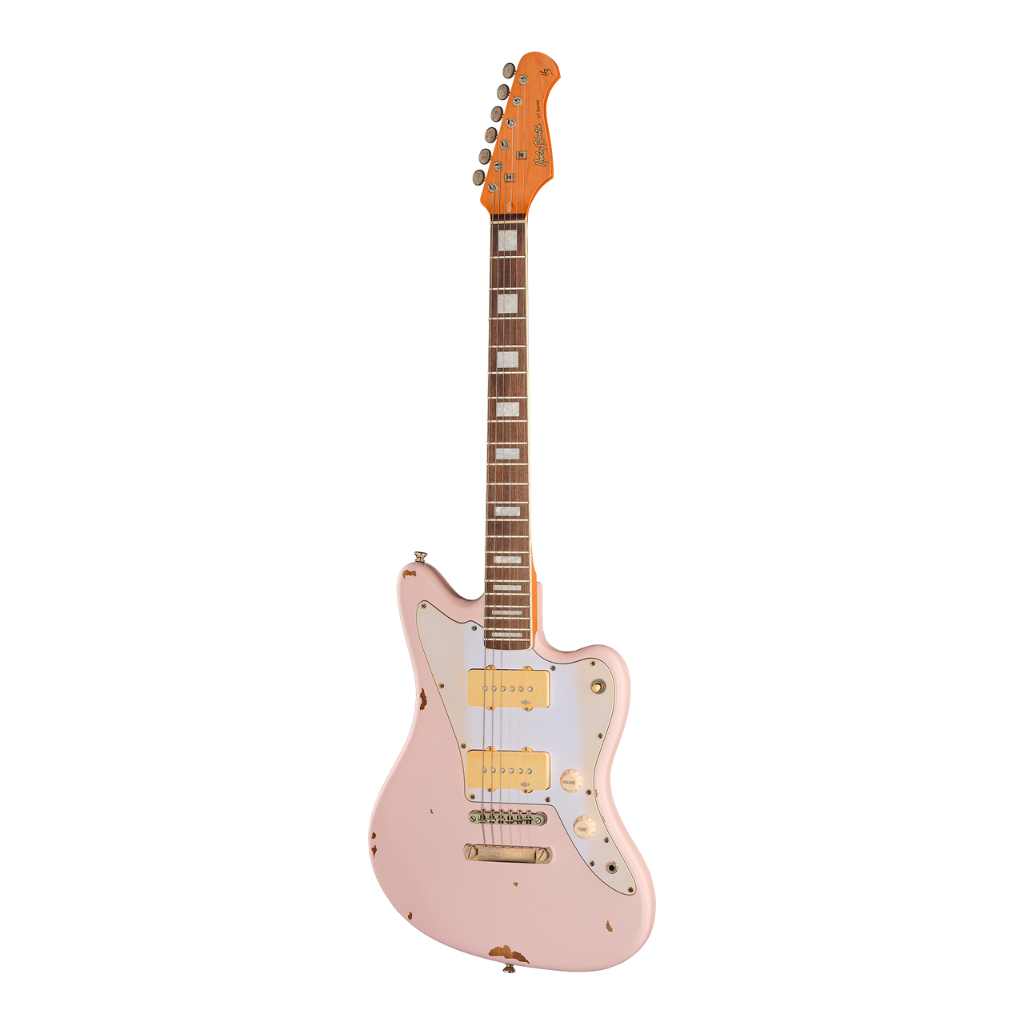 Heavy-relic'd guitars for under £250? Meet Harley Benton's new