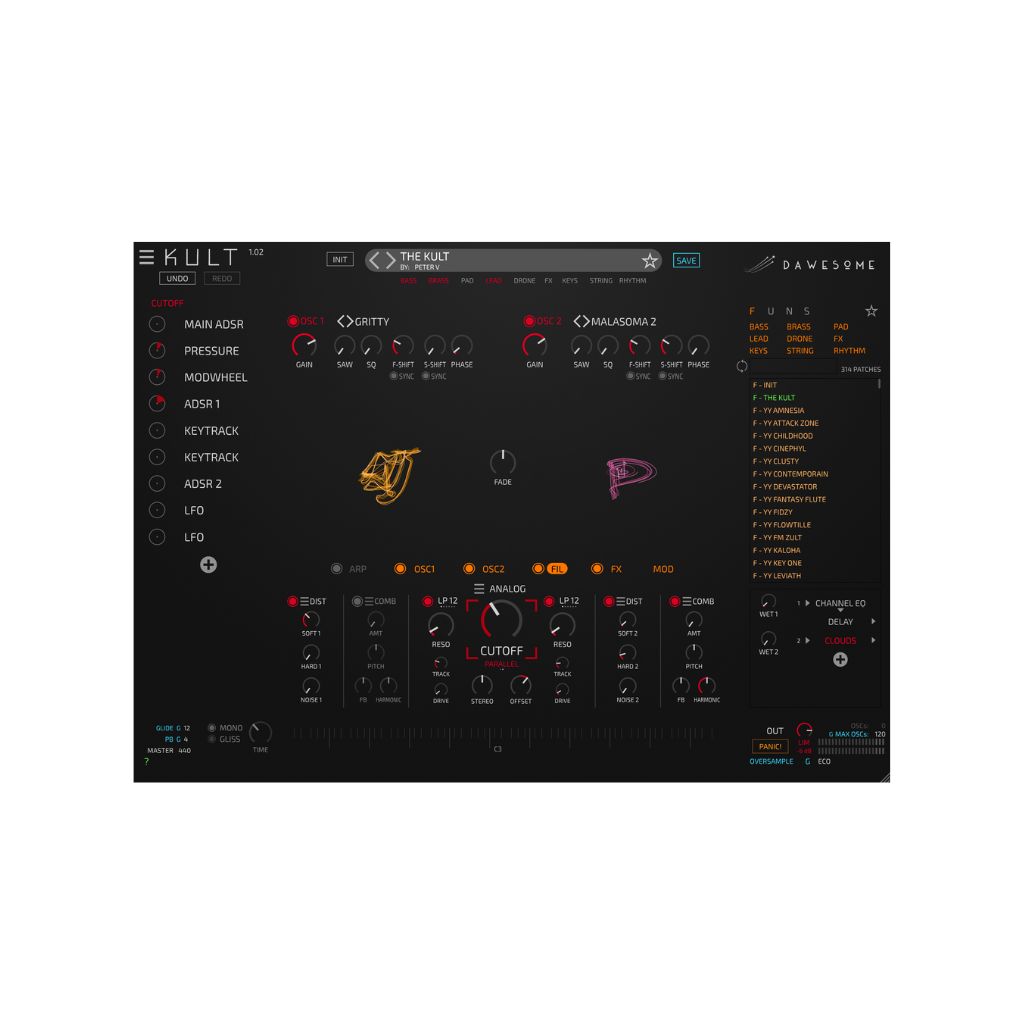 Dawesome Kult Synthesizer Plugin