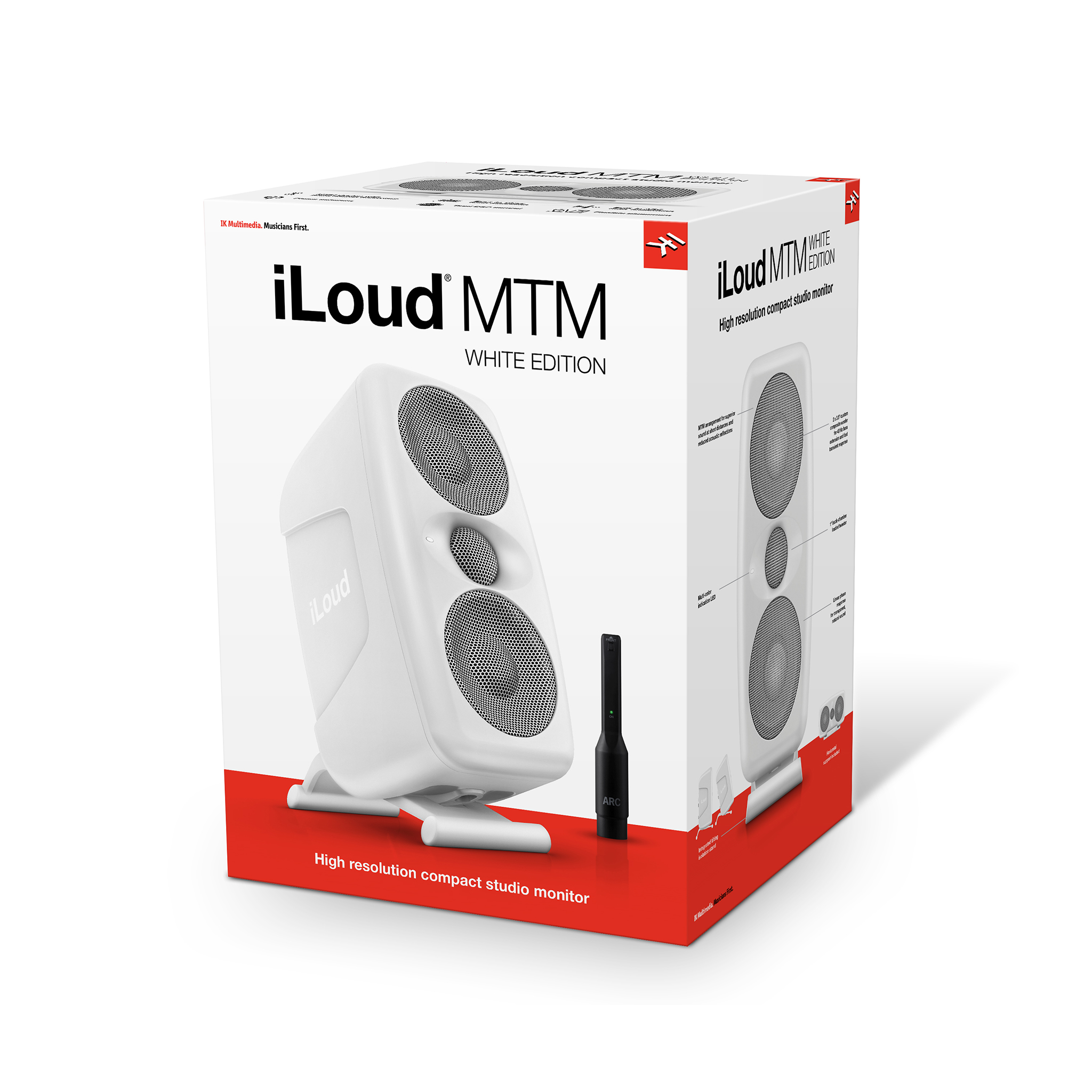 IK Multimedia iLoud MTM Powered Studio Monitor - White