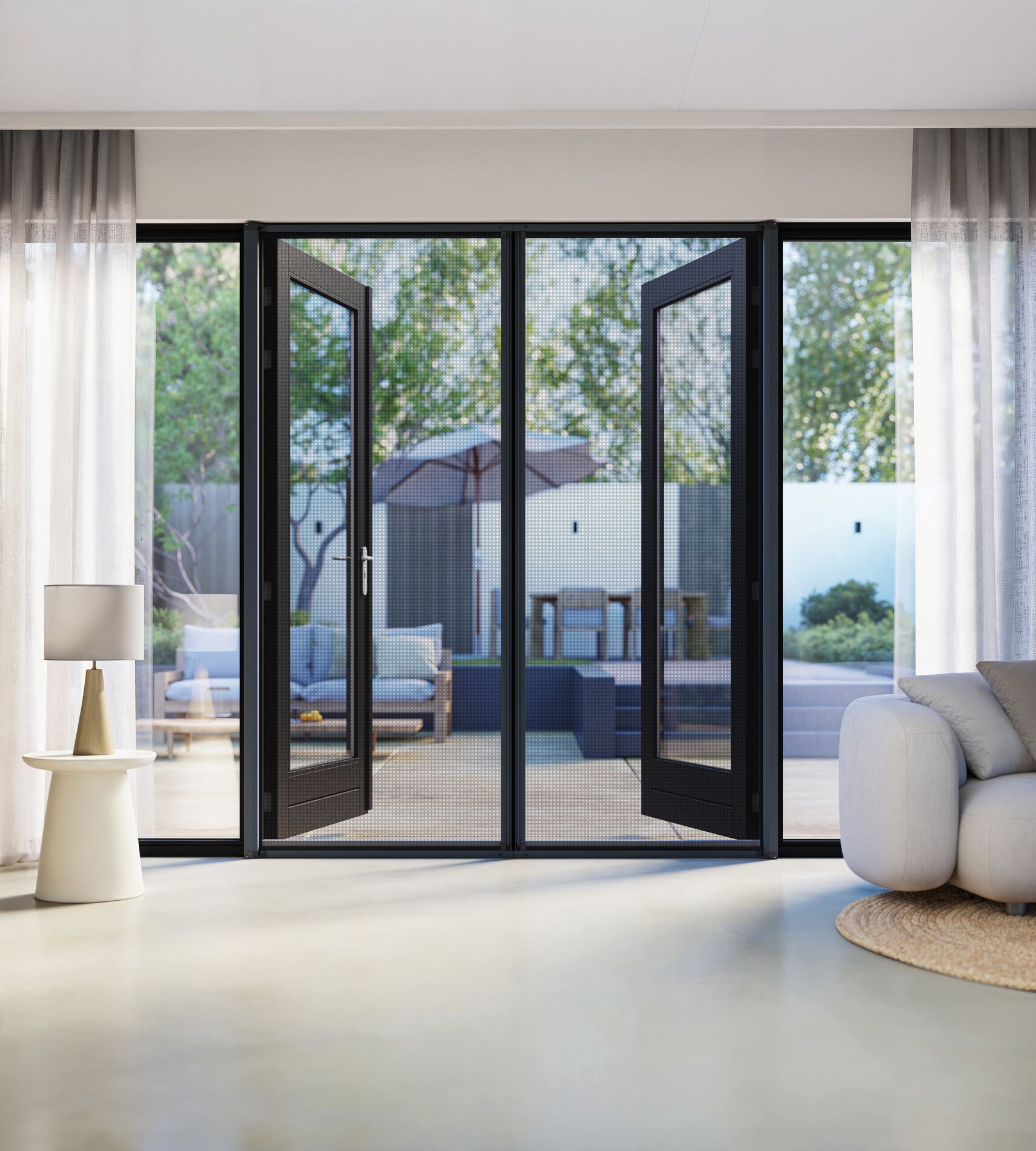 licht in de woonkamer